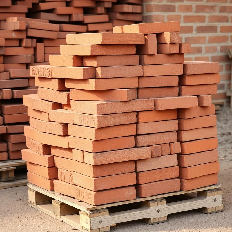 Cegła ceramiczna pełna — paleta